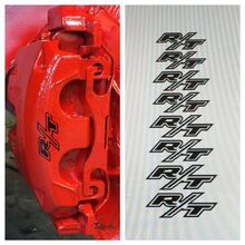 8 Stück R/T Dodge Chrysler Bremssattel Vinyl Aufkleber Aufkleber Logo Grafik Ladegerät 2