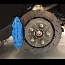 Corvette C7 gebogener Bremssattel, Hochtemperatur-Vinyl-Aufkleber, 6er-Set
 2