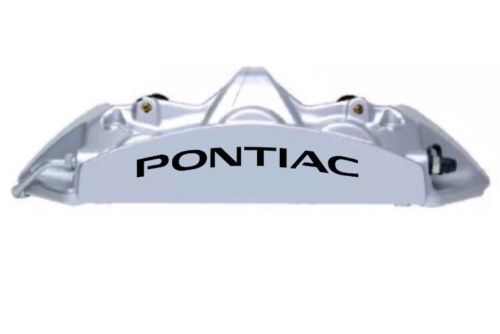 Pontiac Gebogener Bremszangen-Hochtemperatur-Vinyl-Aufklebersatz für Pontiac