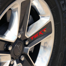 Aufklebersatz aus Vinyl für benutzerdefinierte Textfelgen für Jeep 6
