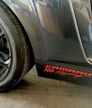 Chevy Camaro LS LT RS SS Zl1 Z28 Racing Side Rock Fender Vinyl Aufkleber Aufkleber
 2
