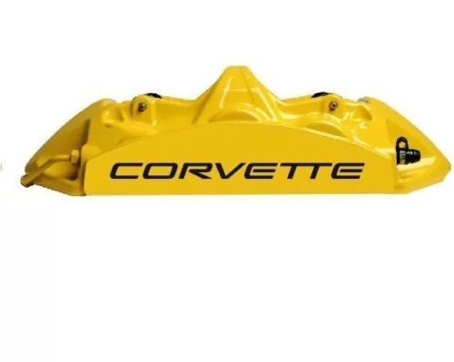 Corvette Bremssattel Hochtemperatur. Vinyl-Aufkleber, 6 Stück
