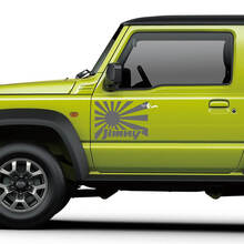 JDM Flag Side Suzuki Jimny Vinyl Aufkleber Aufkleber Set
 2