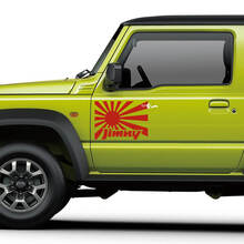 JDM Flag Side Suzuki Jimny Vinyl Aufkleber Aufkleber Set
 3