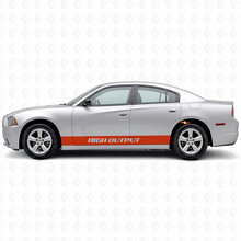 Hochleistungs-Straight-Stripes-Seiten-Vinylaufkleber-Kit für Dodge Charger 2011-2014_4