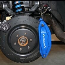 Viper Dodge Bremssattel HOHE TEMP. Vinyl-Aufkleber in jeder Farbe, 6 x 2
