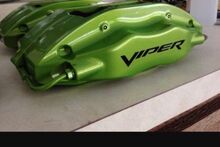 Viper Dodge Bremssattel HOHE TEMP. Vinyl-Aufkleber in jeder Farbe, 6 x 3