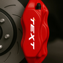 Kundenspezifischer Text Bremssattel Hochtemperatur Vinyl Aufkleber Satz mit 8 Stück für Jeep 2