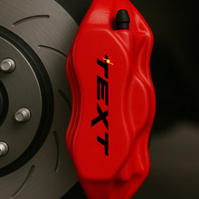 Kundenspezifischer Text Bremssattel Hochtemperatur Vinyl Aufkleber Satz mit 8 Stück für Jeep 3