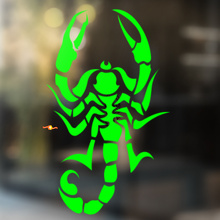 Scorpion Art Tribal Stil Universeller Vinyl-Aufkleber_3
