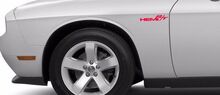 3x Hemi Rt, Dodge Car Decal, Challenger, Charger, gestanzter Aufkleber 2