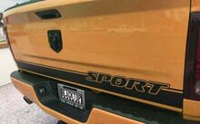 Ram 1500 Sport Heckklappenstreifen Aufkleber Hemi Dodge Truck 5.7 2012–2018 2