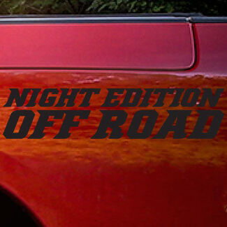 Dodge Ram Rebel Night Edition Side Truck Vinyl-Aufkleber Grafik Offroad Pickup 2023