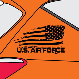 US Air Force Distressed American Flag Grafik Vinyl Aufkleber Aufkleber Seite Nissan -