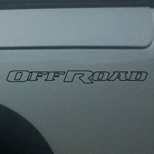 Rebel & Off Road Schriftzüge Seiten-Vinylaufkleber für RAM 1500 Rebel