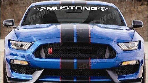 Marken-Aufkleber für Windschutzscheibenbanner aus Vinyl für Musclecar Musclecarmodel GT