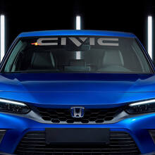 Civic Windshield Banner Vinyl-Aufkleber für Honda Civic_2