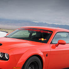 Markenbedruckter Windschutzscheiben-Vinylaufkleber für Dodge Challenger_2