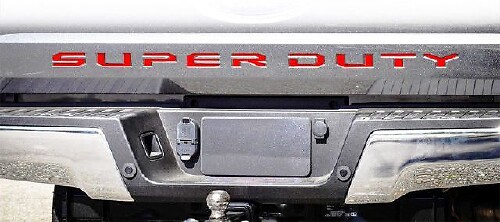 Ford F250 F350 F450 F550 SUPER DUTY 2017 2018 Heckklappen-Buchstaben-Kit Vinyl-Aufkleber