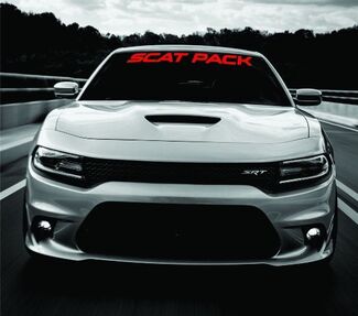 Dodge Charger SCAT PACK Windschutzscheiben-Banner-Aufkleber 2015–2018 SRT MOPAR 392 Scatpack