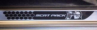 SCAT PACK Challenger Einstiegsleisten Aufkleber Dodge Honeycomb 2015 2016 2017 2018 392 Scatpack