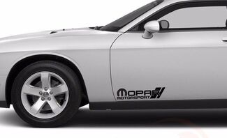 2 x Mopar Motorsport-Aufkleber, gestanzter Vinyl-Aufkleber jetzt