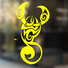 Scorpion Glattes Tribal Design Universeller Vinyl-Aufkleber_4