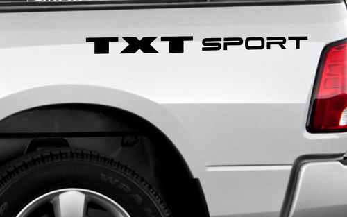 TXT SPORT Paar Seitentür Vinyl Aufkleber für Dodge Ram 1500