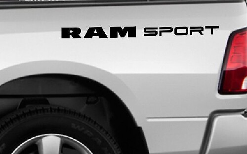 Individuelle Ram Sport Schriftzug Seitenwand Vinylaufkleber für Dodge Ram 1500