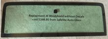 Jeep Grill Windshield Vinyl Aufkleber für Jeep Wrangler_3