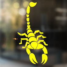 Tail Raised Skorpion Universeller Vinyl-Aufkleber_4