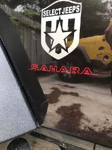 Sahara Style Seitliche Vinyl-Aufkleber Set für Jeep Wrangler