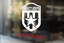 2pcs NEW SAHARA Hood Side Sticker Decal Graphic JEEP WRANGLER TJ JK LJ RED Color
 2