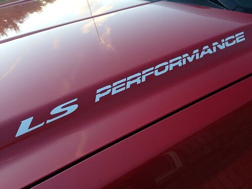 LS,LS3,LS6 PERFORMANCE Motorhaubenaufkleber für Chevy, GMC, Silverado, Sierra
