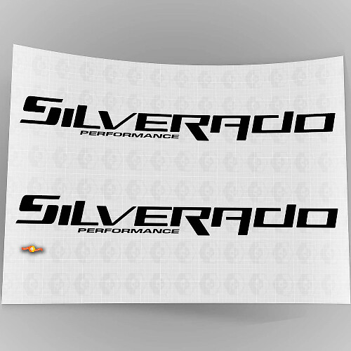 Performance Vinyl-Aufkleber für Chevy Silverado