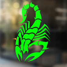 Aufgerichtete Wüstenskorpion Universeller Vinylaufkleber Sticker_3