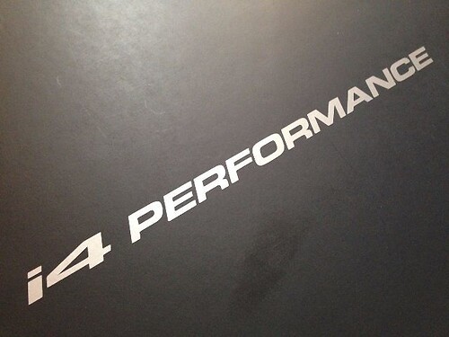 (2) i4 PERFORMANCE Vinyl-Aufkleber für Autofenster, passend für Honda, Chevy, Toyota
