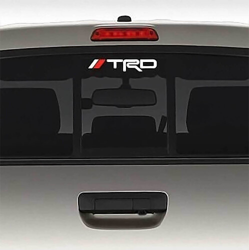 TRD-Stil Heckscheiben-Vinylaufkleber für Toyota Tacoma Tundra
