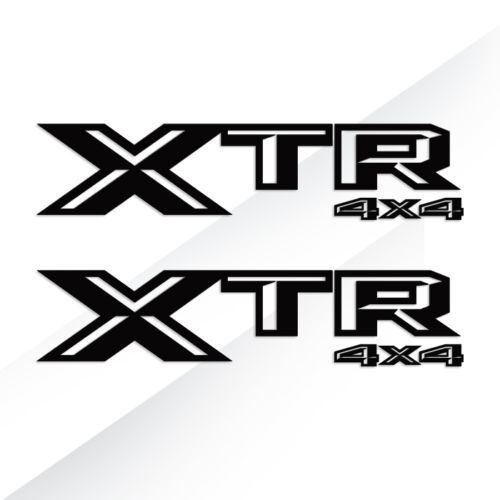 XTR 4x4 Bett Vinyl Aufkleber Paar für Musclecar Truck 2017
