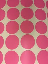 50 Karat 5,1 cm abziehen und aufkleben Polka Dot Circle Wall Decal Sticker JEDE FARBE 4