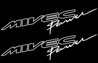 MIVEC POWER Vinyl-Aufkleber Aufkleber Mitsubishi Ralliart Evolution fq Colt Evo Lancer