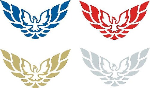 Segelplattenvogel-Aufkleberset für Pontiac Firebird Trans Am 1998-2002