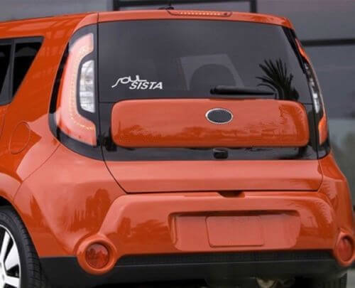 Soul Sista Heckscheibenaufkleber für Kia Soul