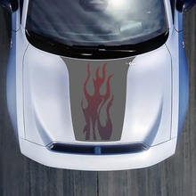 Hood Flame Gradient Decal Aufkleber für Dodge Charger Electric
 2