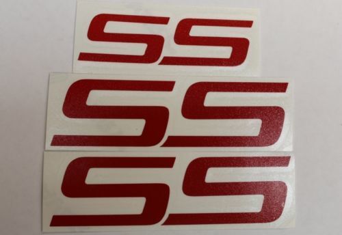 SS Emblem Overlay Vinyl-Aufkleber für Chevrolet Trailblazer SS