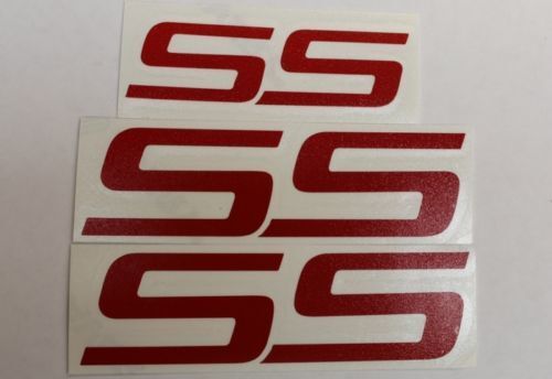 SS-Emblem-Overlay-Aufkleber (3er-Set) – 06–09 Impala SS
