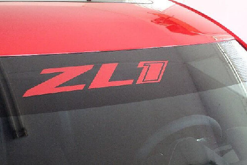 ZL1 Windschutzscheiben-Augenbrauen Vinyl-Aufkleber für Chevrolet Camaro SS LT