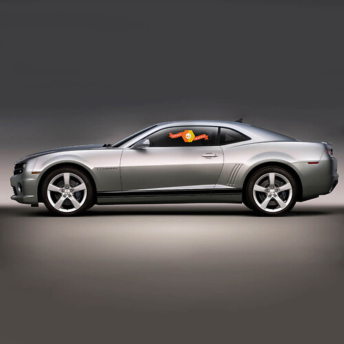 2010–2015 Chevrolet Camaro SS RS LS Rocker-Streifen, Streifen, Aufkleber, Grafiken
