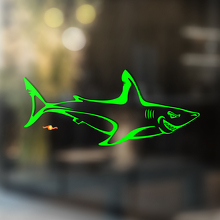 Smiling Shark Universeller Vinyl-Aufkleber_3
