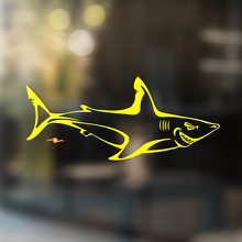 Smiling Shark Universeller Vinyl-Aufkleber_4